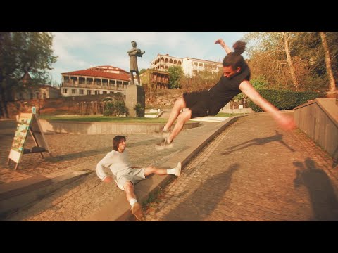 parkouri cariel qalaqshi / პარკური ცარიელ ქალაქში